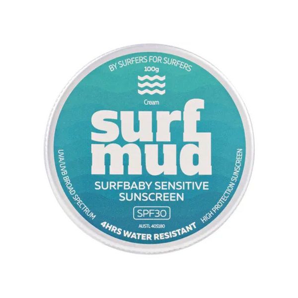 SURFMUD Surfbaby Sensitive Sunscreen SPF 30 Tin 100g