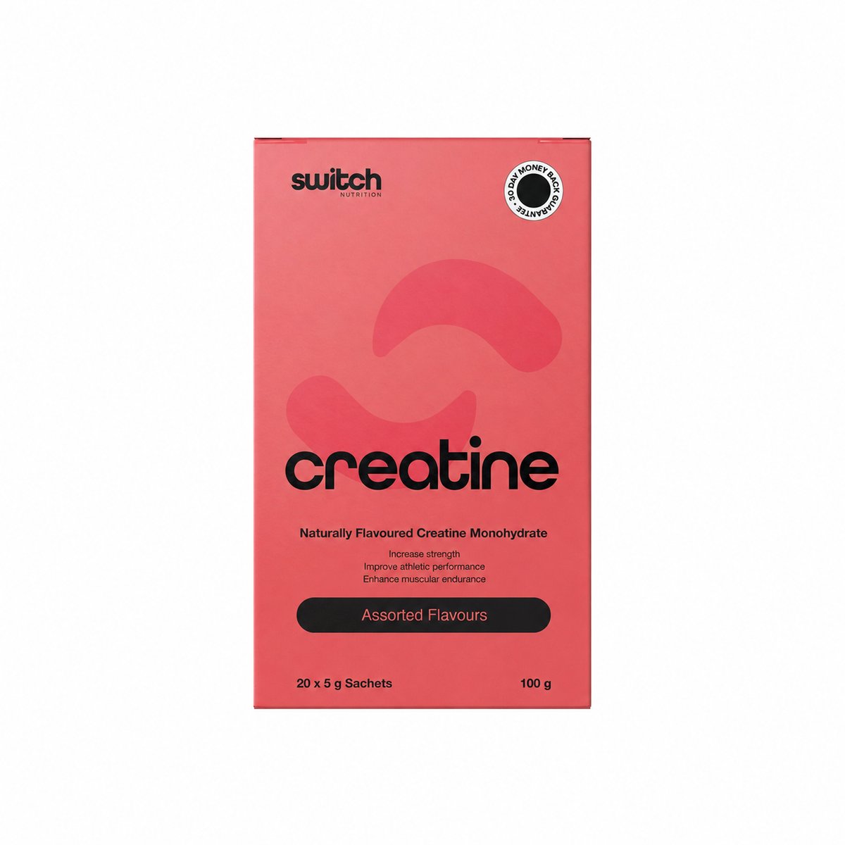 Switch Nutrition Creatine Assorted Sachets 20 x 5g – front pack