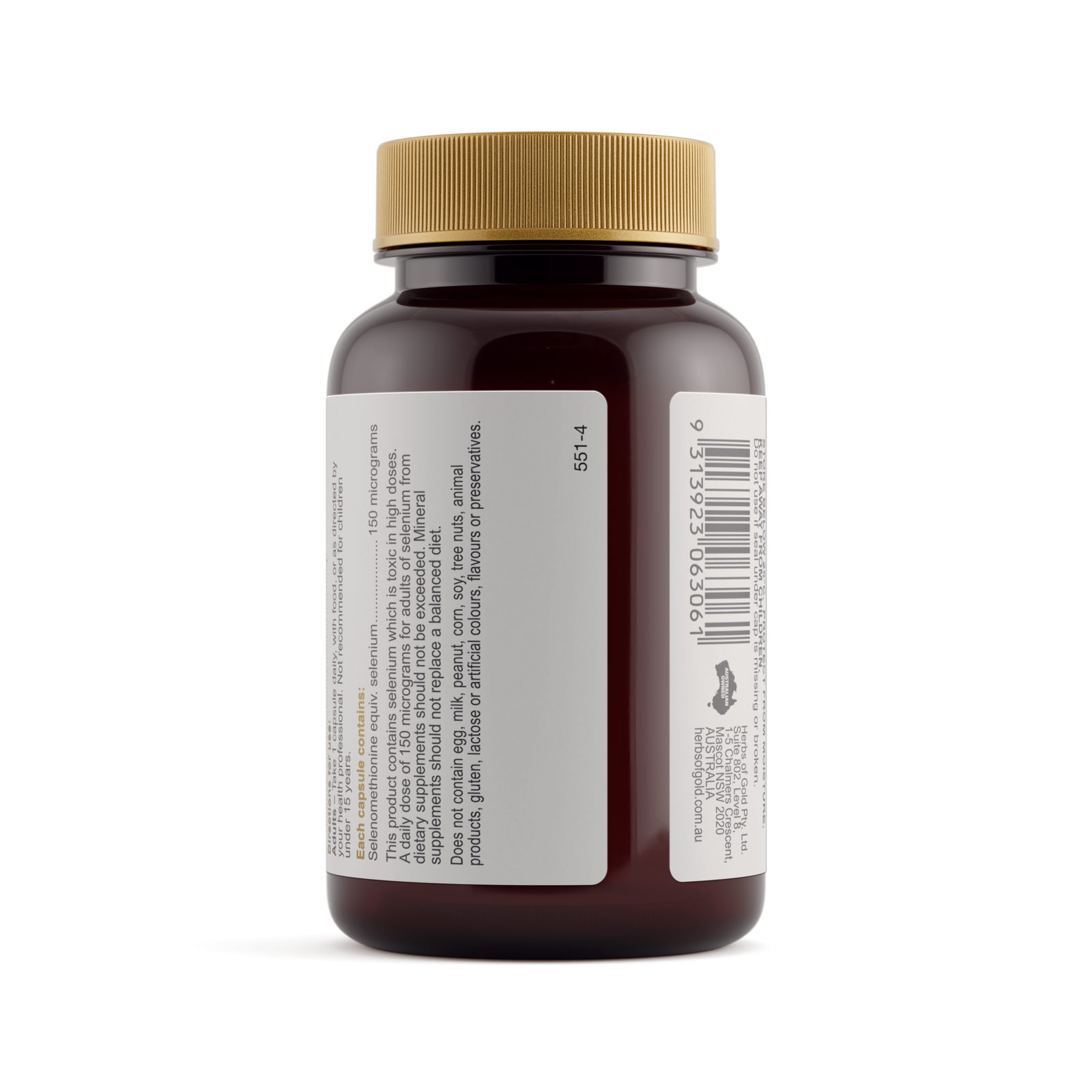 Herbs of Gold Selenium 150 MAX packshot