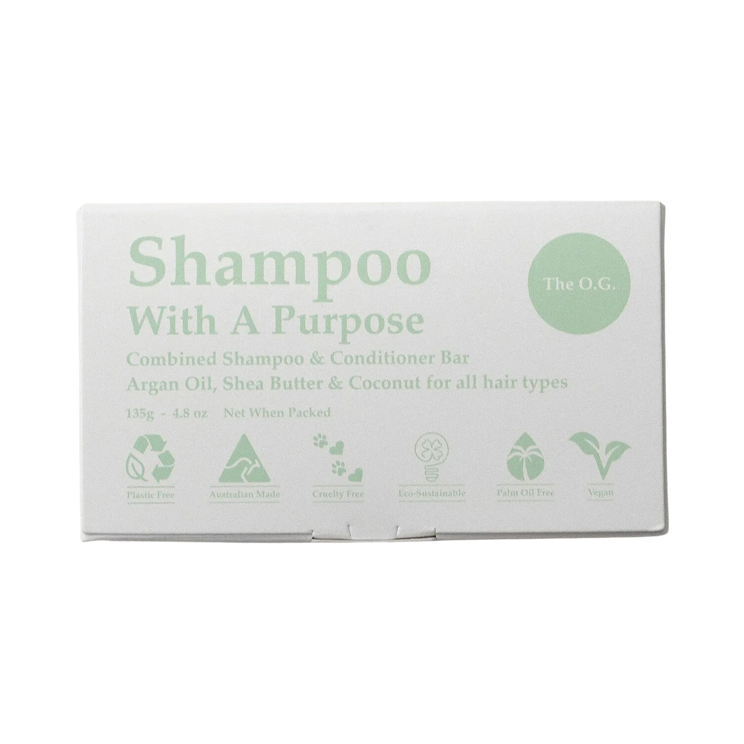 Shampoo with a Purpose Shampoo & Conditioner Bar The O.G. for All Hair 135g