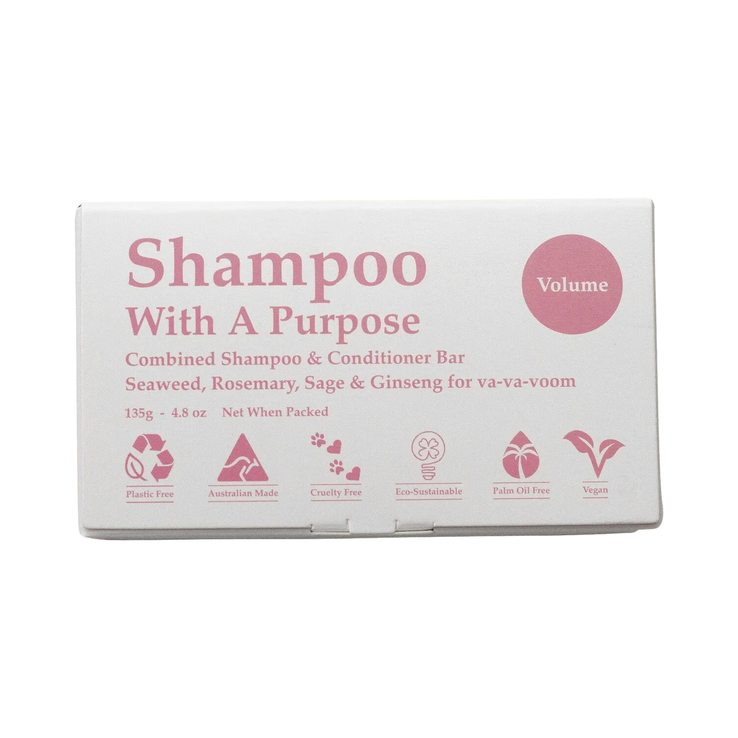 Shampoo with a Purpose Shampoo & Conditioner Bar Volume 135g