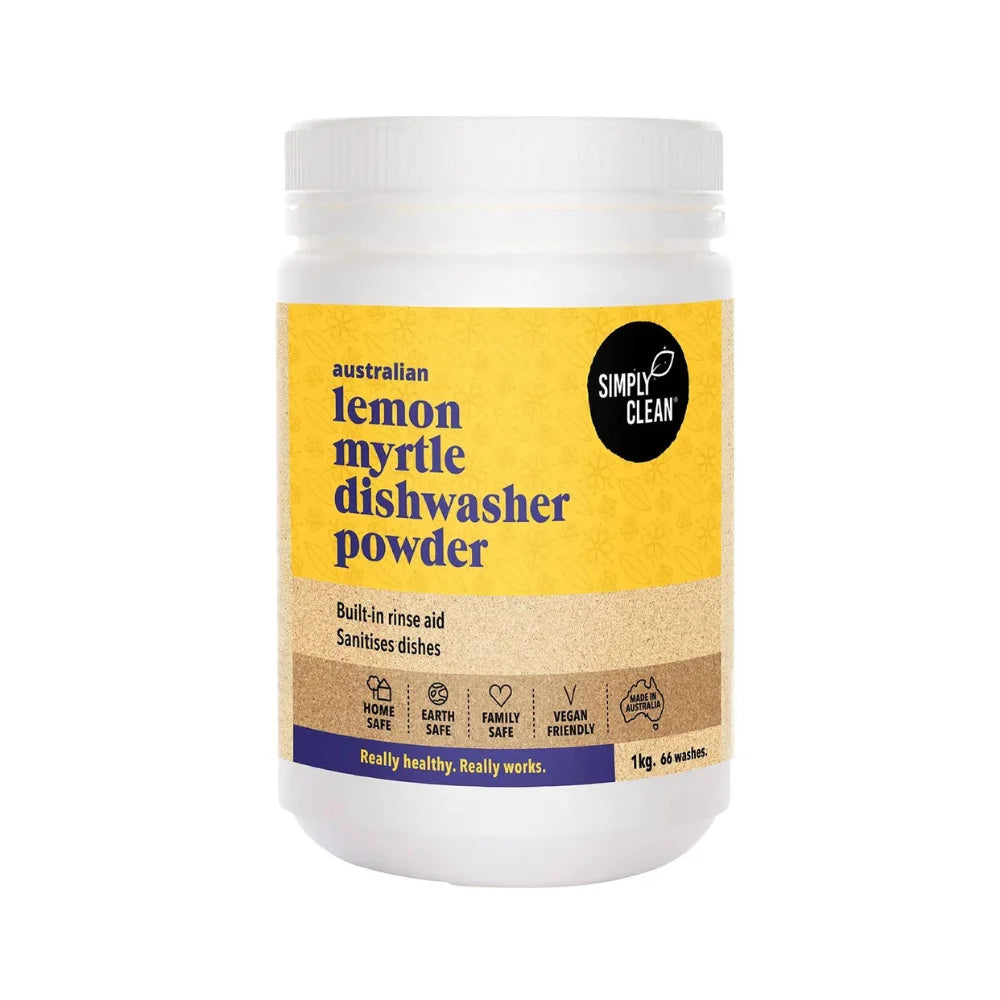 Simply Clean Lemon Myrtle Dishwasher Powder 1kg product image