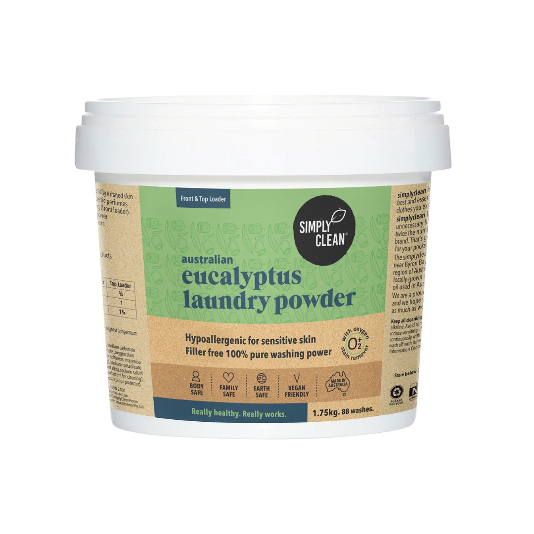 Simply Clean Eucalyptus Laundry Powder 1.75kg