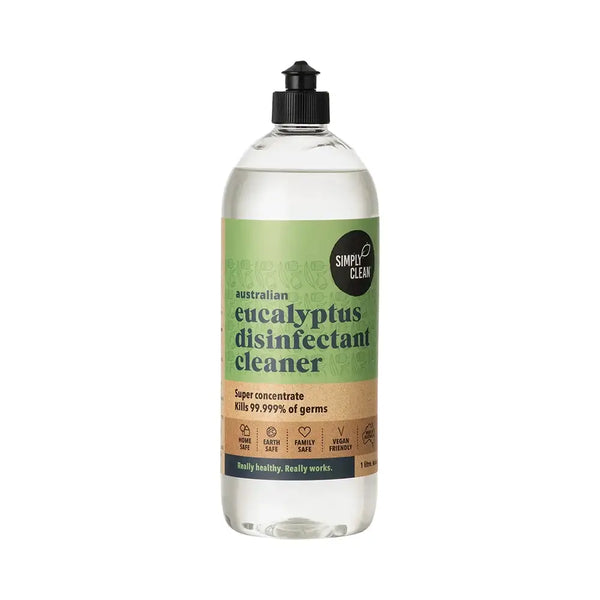 Simply Clean Disinfectant Cleaner Eucalyptus 1L