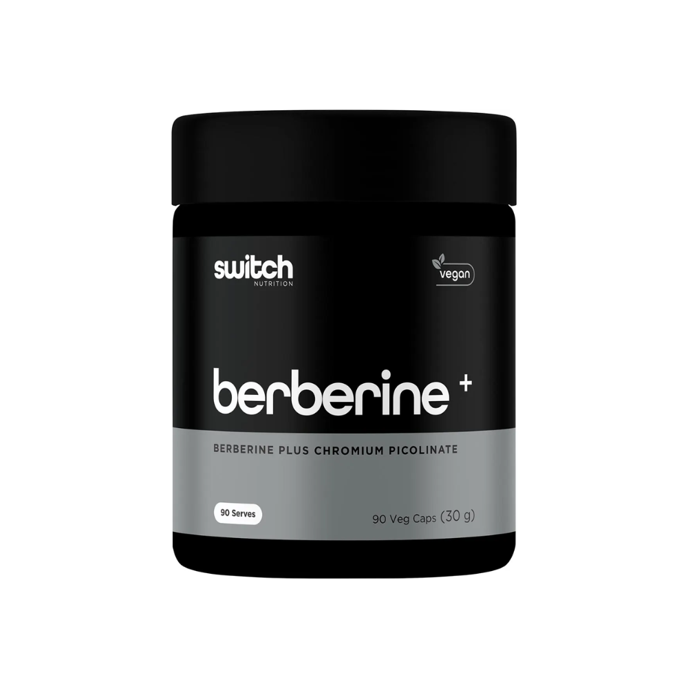 Switch Nutrition Berberine+ Plus Chromium Picolinate 90 Caps