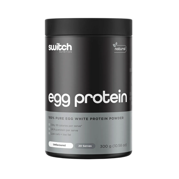 Switch Nutrition Egg White Protein Powder Unflavoured 300g