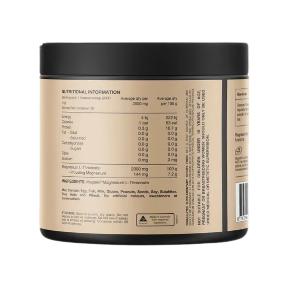 Switch Nutrition Mag3 100% Pure Magnesium L-Threonate Unflavoured 60g