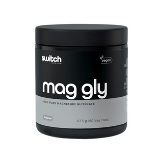 Switch Nutrition Mag Gly 100% Pure Magnesium Glycinate 90 Caps