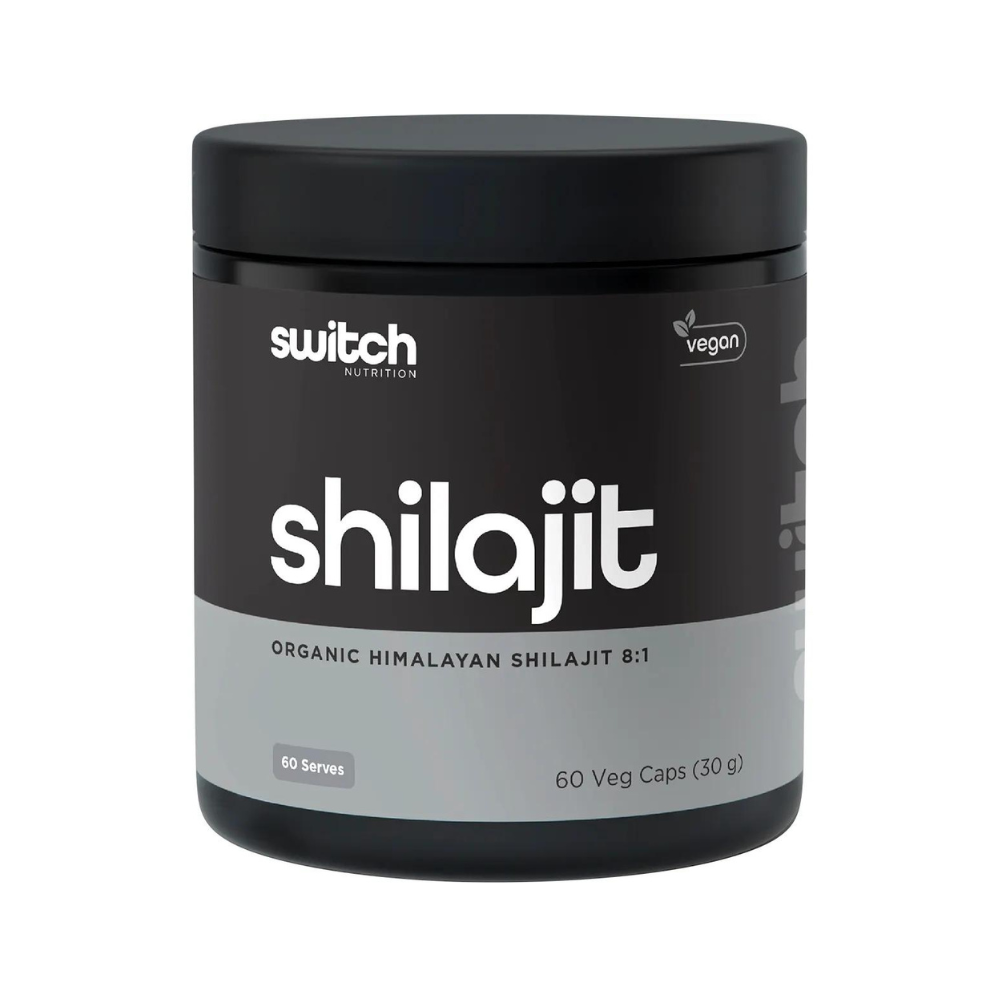 Switch Nutrition Shilajit Organic Himalayan Shilajit 8:1 60 Caps