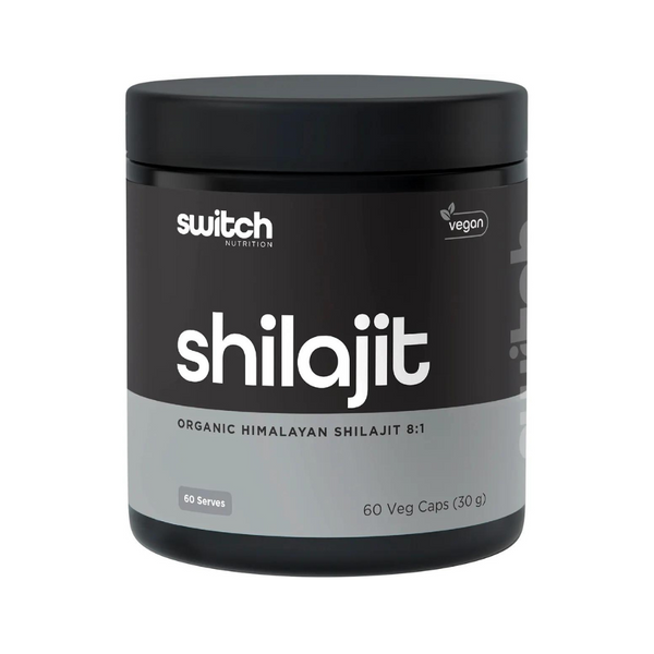 Switch Nutrition Shilajit Organic Himalayan Shilajit 8:1 60 Caps