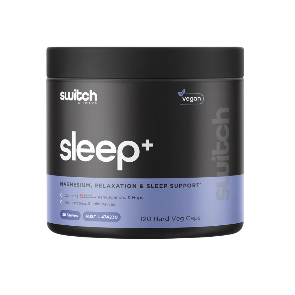 Switch Nutrition Sleep+ Magnesium 120 Capsules