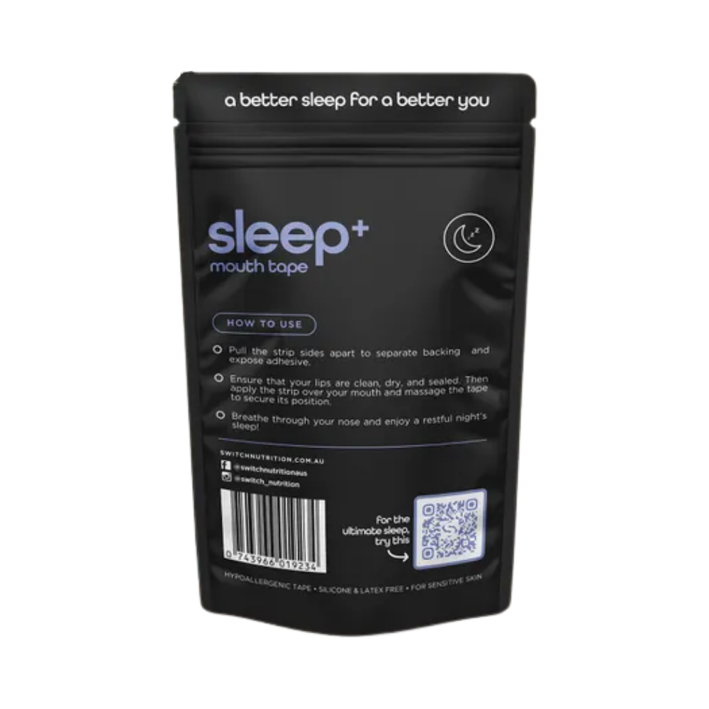 Switch Nutrition Sleep+ Mouth Tape 30 Pack