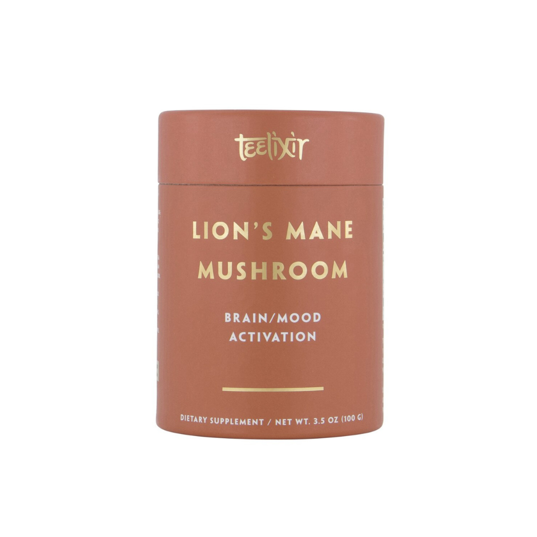 Teelixir Organic Lion's Mane Mushroom (Brain/Mood Activation) 100g