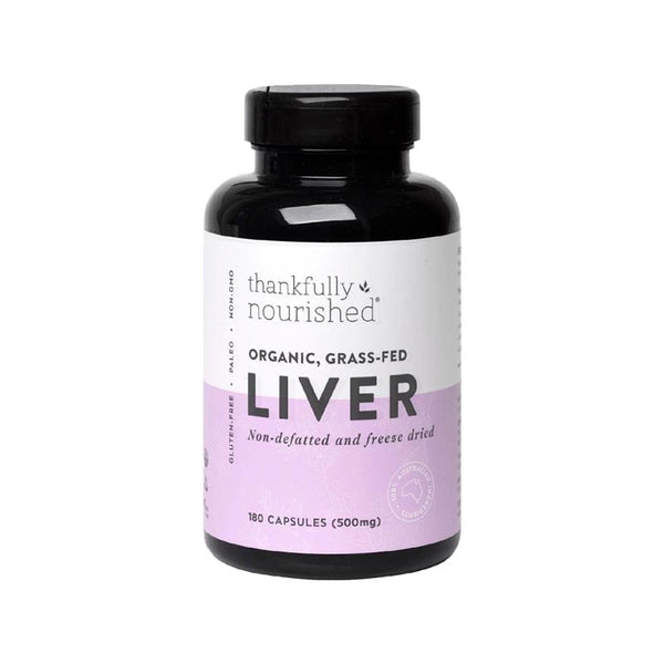 Thankfully Nourished Organic Australian Liver 180 Capsules