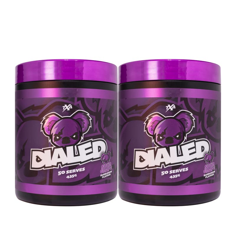 The X Athletics Dialed Pre Workout Twin Pack