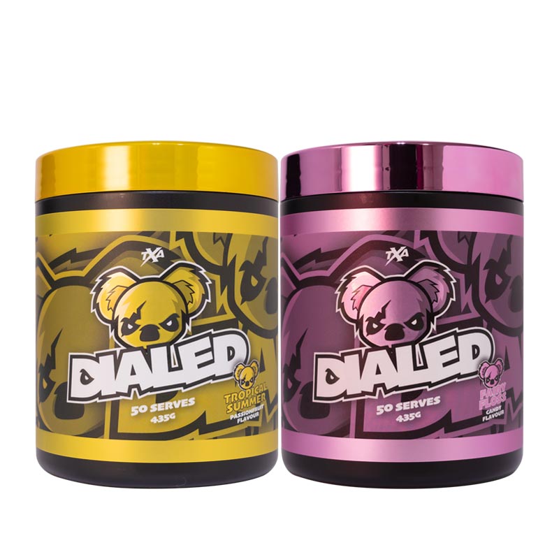 The X Athletics Dialed Pre Workout Twin Pack