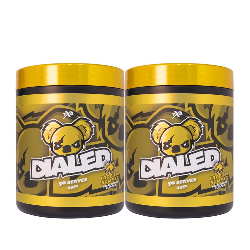 The X Athletics Dialed Pre Workout Twin Pack