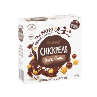 The Happy Snack Company Chickpeas Dark Choc 5 x 20g