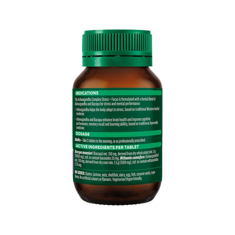 Thompson's Ashwagandha Complex Stress + Focus 60 Tablets