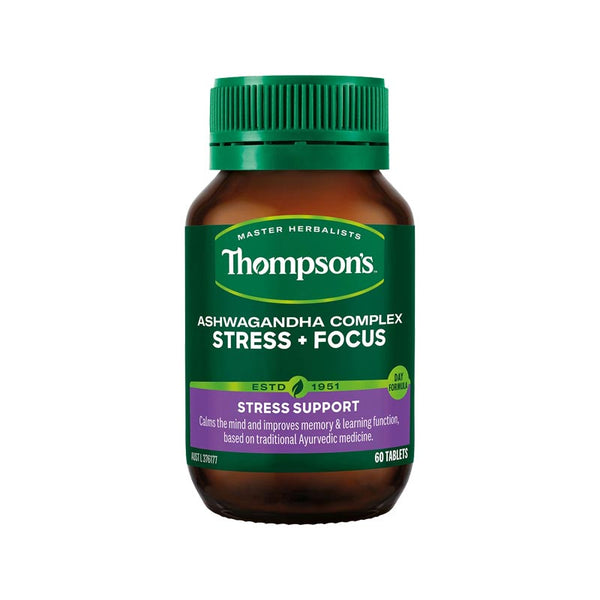 Thompson's Ashwagandha Complex Stress + Focus 60 Tablets