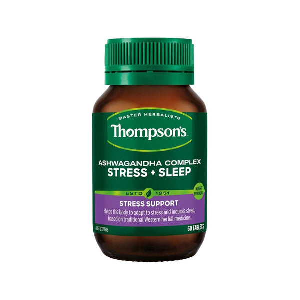 Thompson's Ashwagandha Complex Stress + Sleep 60 Tablets