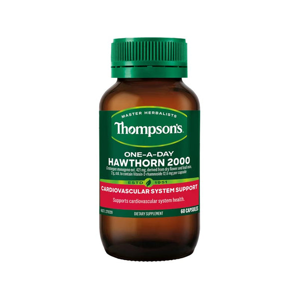 Thompson's One-A-Day Hawthorn 2000mg 60 Capsules