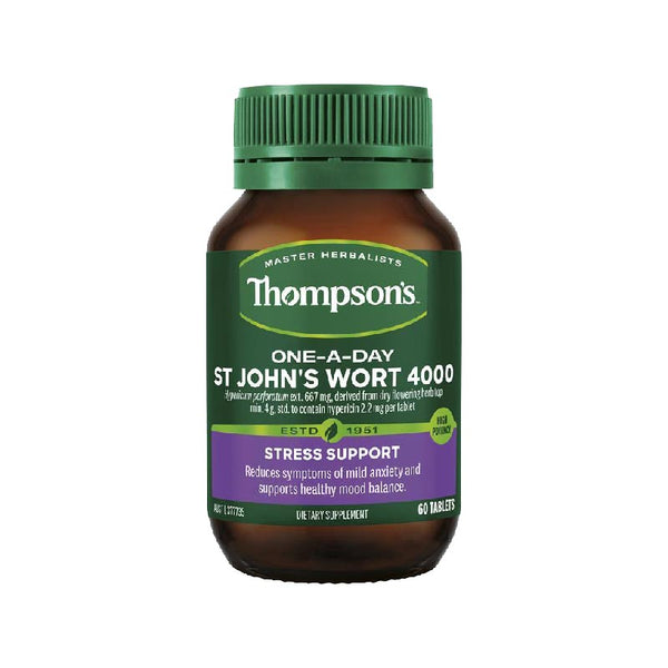 Thompson's One-a-day St John's Wort 4000mg 60 Tablets