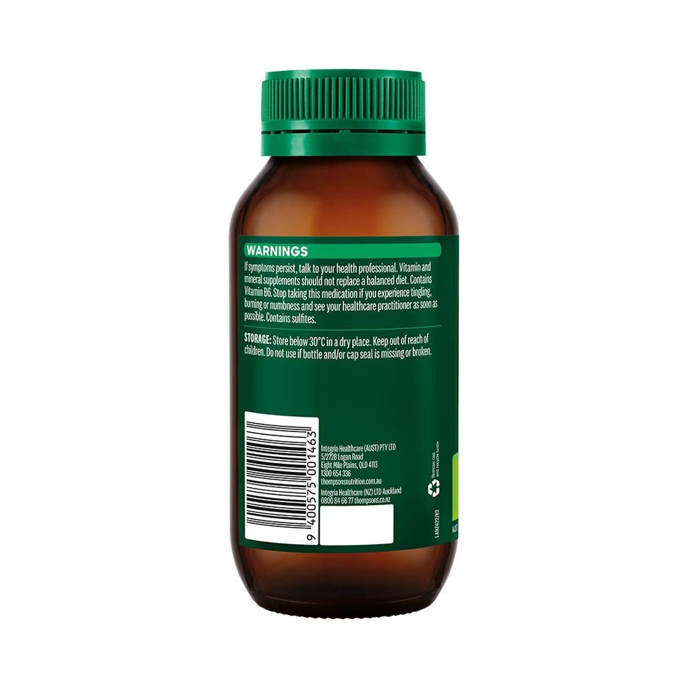 Thompson's Organic Magnesium 120 Tablets