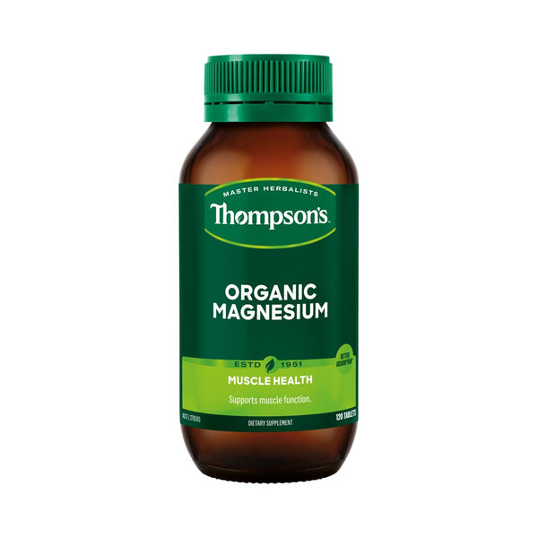 Thompson's Organic Magnesium 120 Tablets