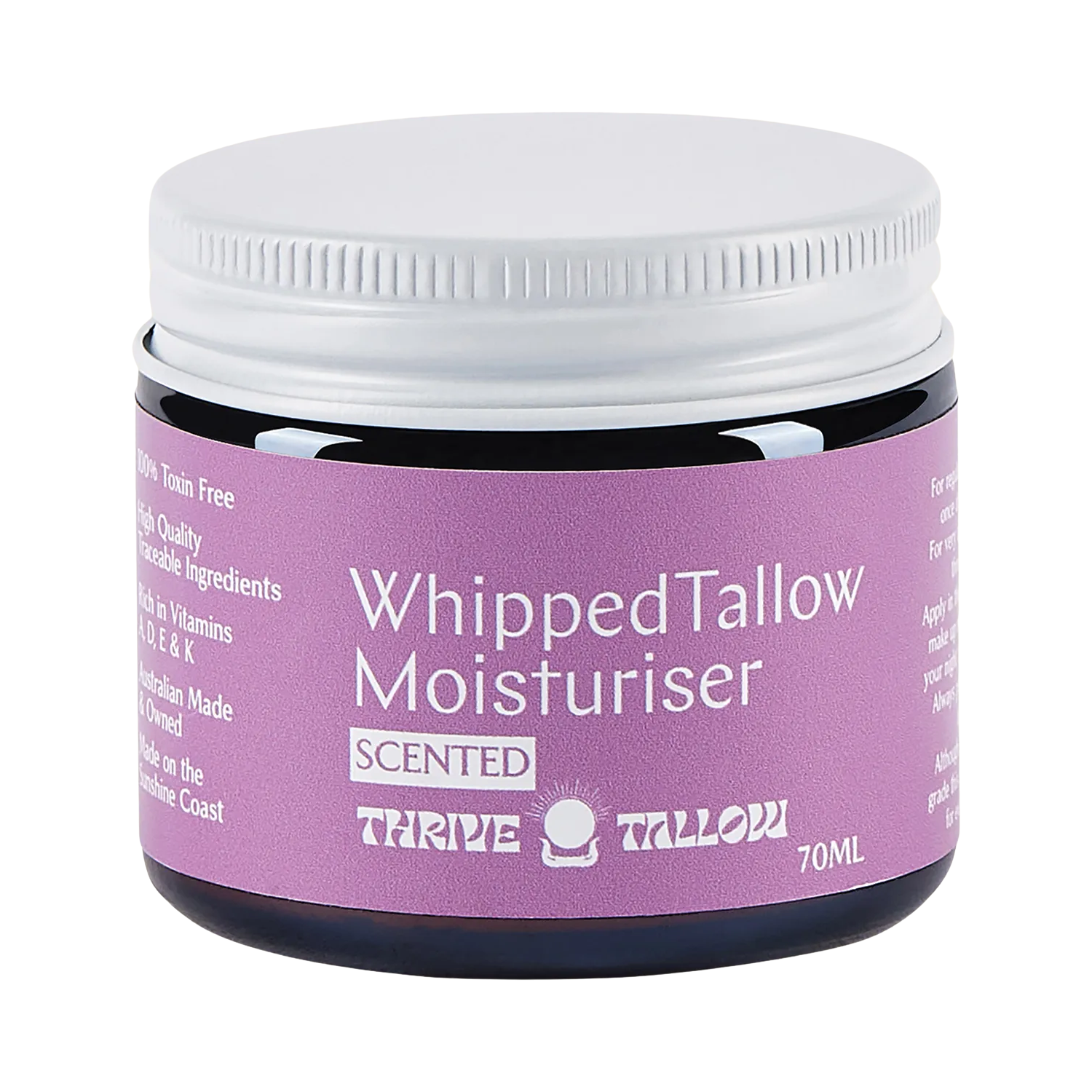 Thrive Tallow Whipped Tallow Moisturiser Ylang Ylang & Vanilla 70ml