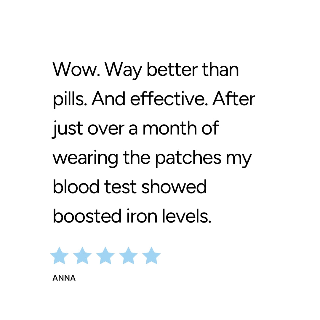 The Patch Remedy Iron Patches benefits image