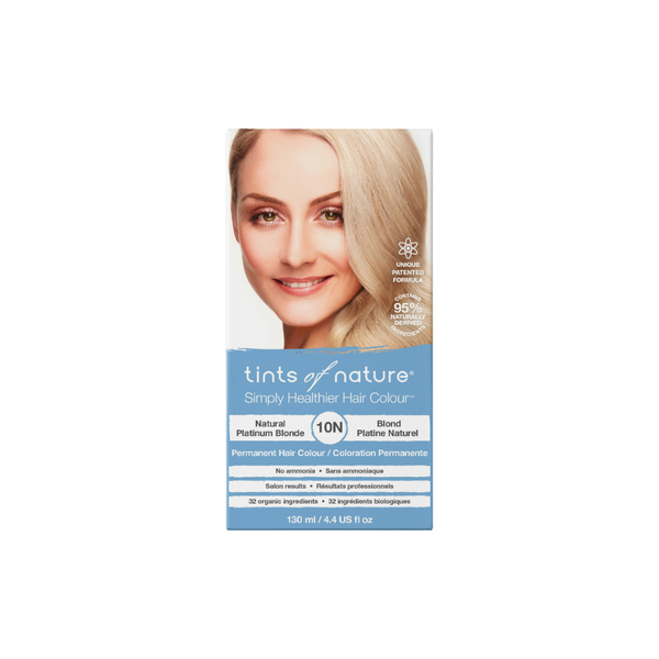Tints of Nature 10N Natural Platinum Blonde Permanent Hair Colour 130ml