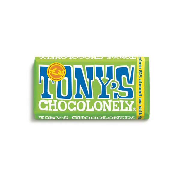 Tony's Chocolonely Almond Sea Salt Dark Chocolate 180g