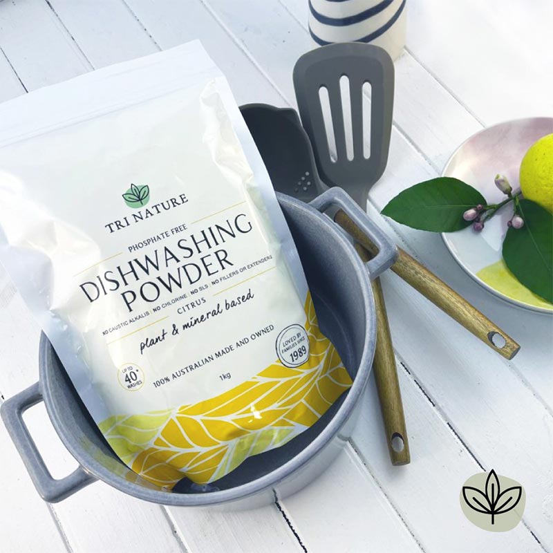 Tri Nature Citrus Dishwashing Powder Soft Pack 2kg – Eco Traders Australia