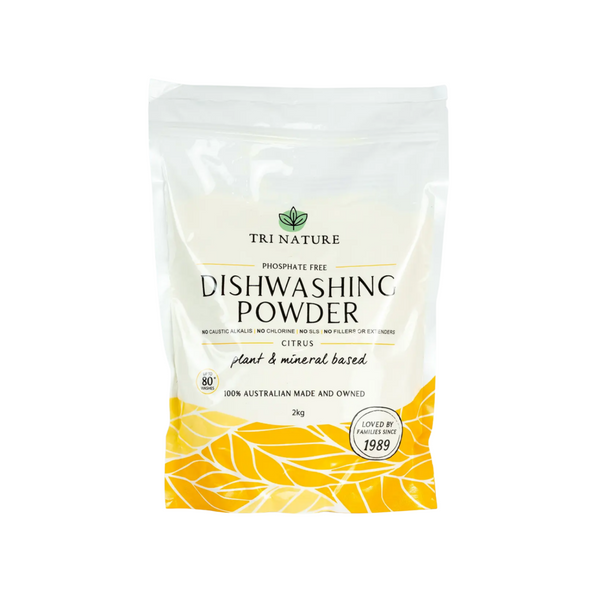 Tri Nature Citrus Dishwashing Powder Soft Pack 2kg