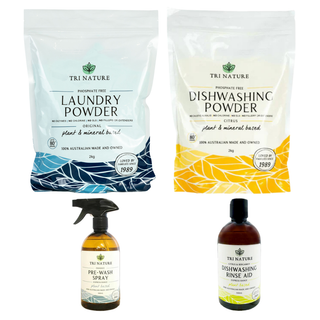 Tri Nature Laundry & Dishwasher Essentials Bundle