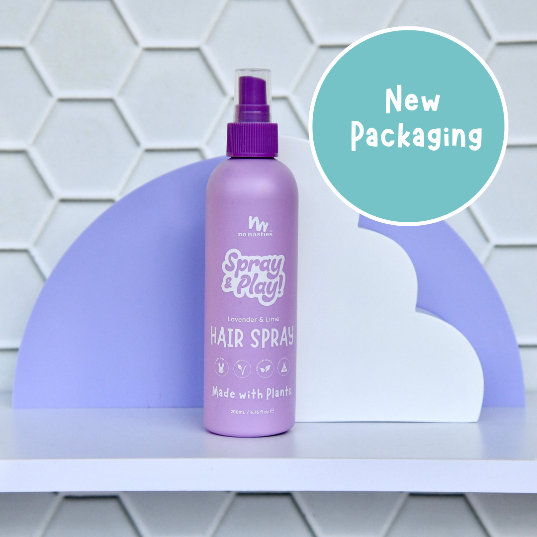 No Nasties Kids Alcohol Free Hair Spray Lavender & Lime 200ml lifestyle image 2