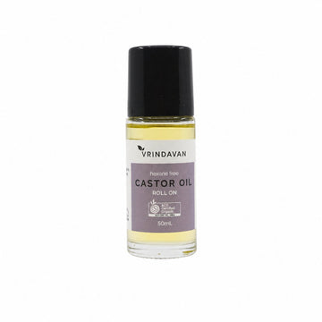 Vrindavan Castor Oil Roll-On 50ml – front pack