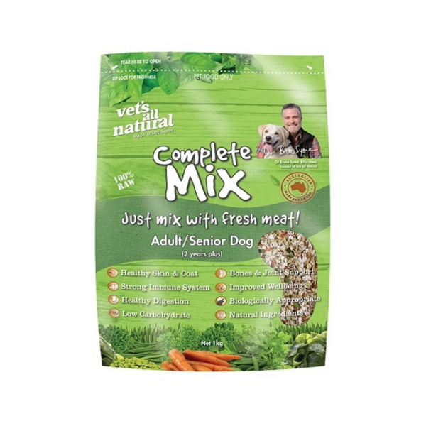 Vets All Natural Complete Mix Dry Dog Food Adult and Senior