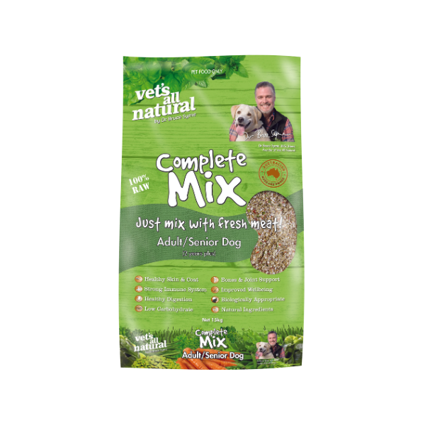Vets All Natural Complete Mix Dry Dog Food Adult and Senior