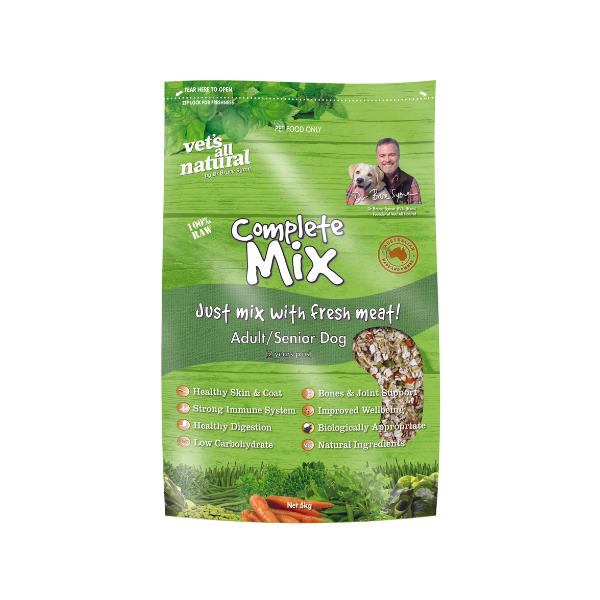Vets All Natural Complete Mix Dry Dog Food Adult and Senior