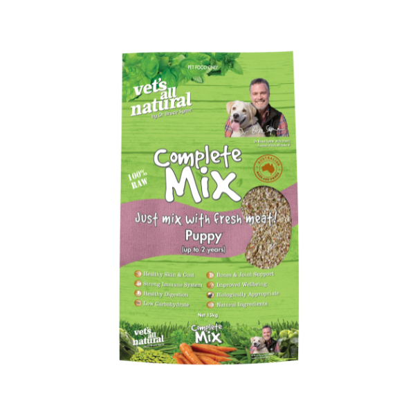 Vets All Natural Complete Mix Dry Dog Food Puppy