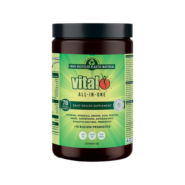 Vital All-In-One Total Daily Supplement 120g BB 9/24