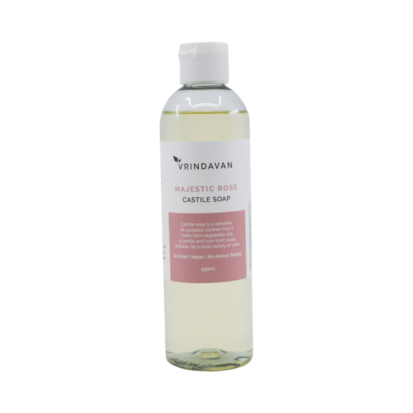 Vrindavan Castile Soap Majestic Rose 250ml