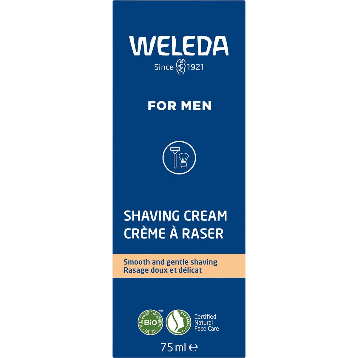 Weleda For Men Shaving Cream (All Skin Types) 75ml