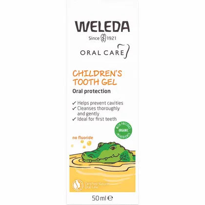 Weleda Children's Tooth Gel 50ml — tooth gel carton front