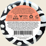 Woohoo Tango 60g tin – supplier ingredients and directions label