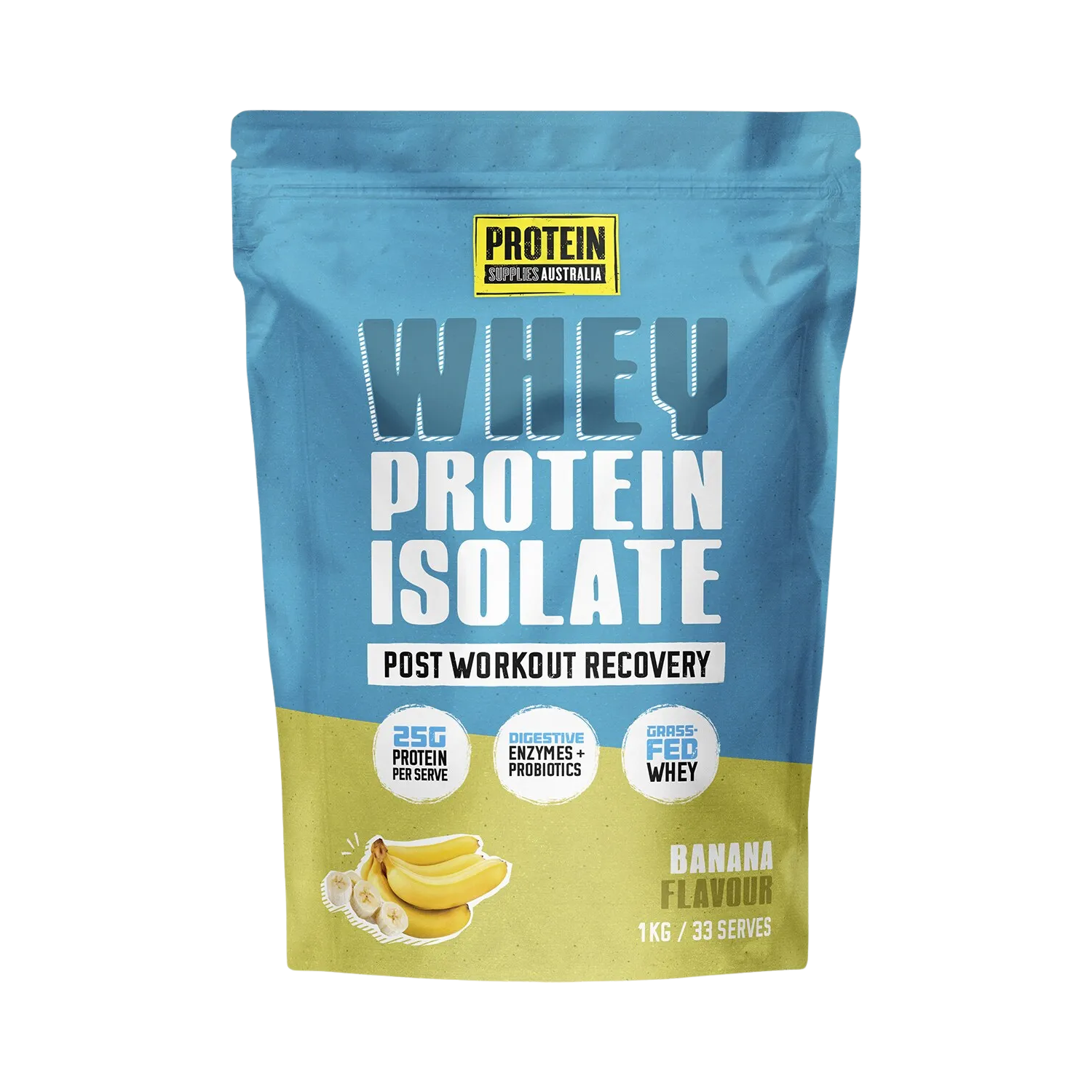Protein Supplies Australia WPI Whey Protein Isolate 1kg