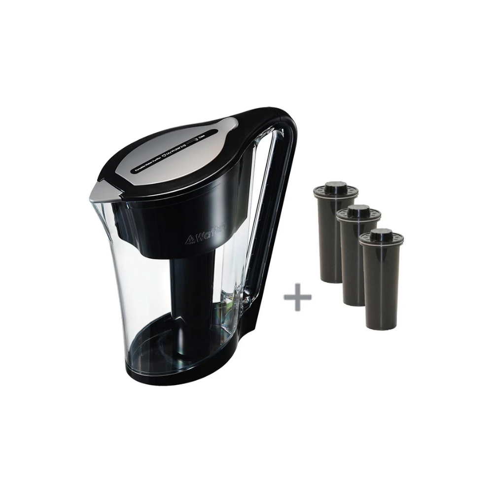 Water Co MyWaterJug 1.5L Water Filter + 3 Pack Replacement Filters
