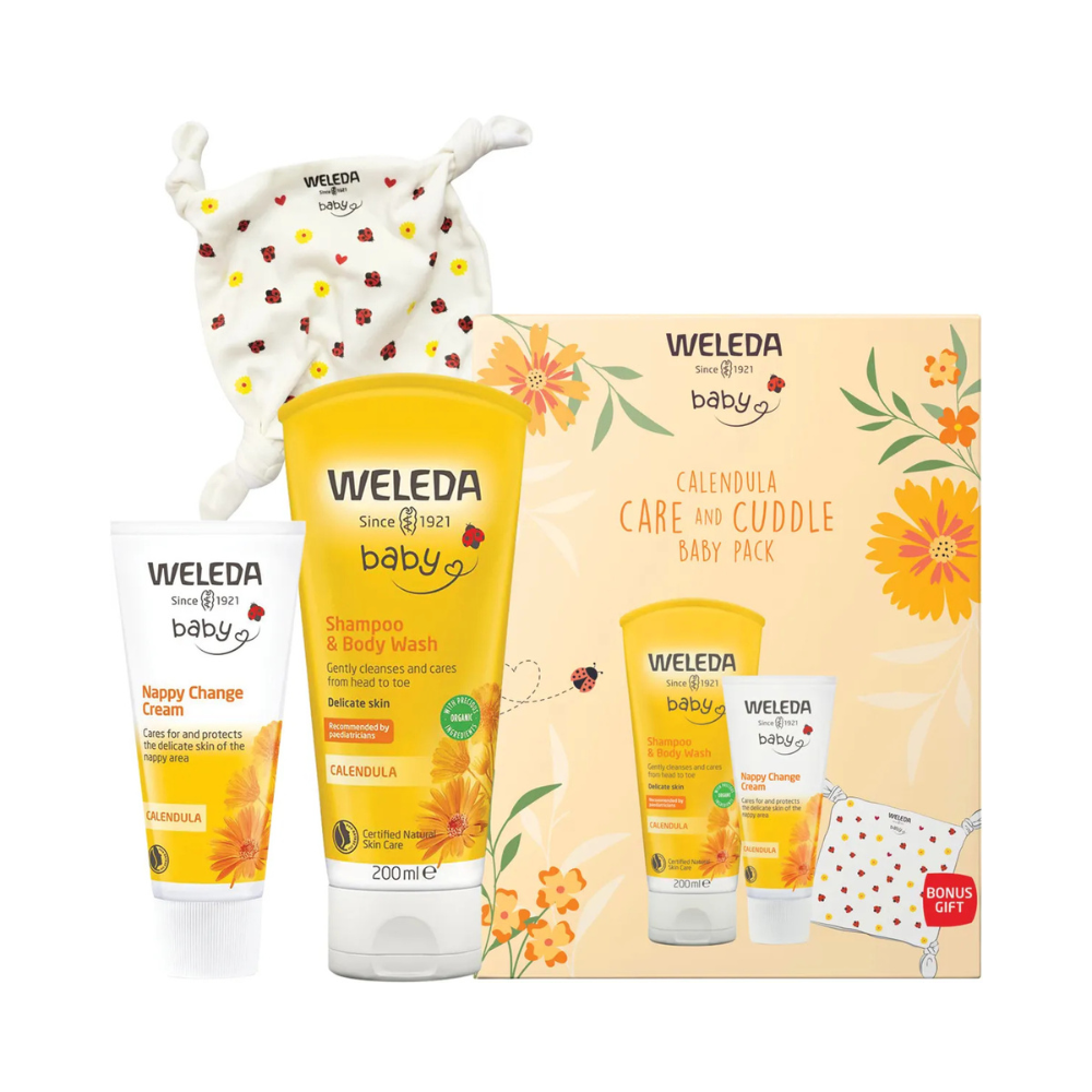 Weleda Baby Calendula Care and Cuddle Baby Pack — Gentle baby care